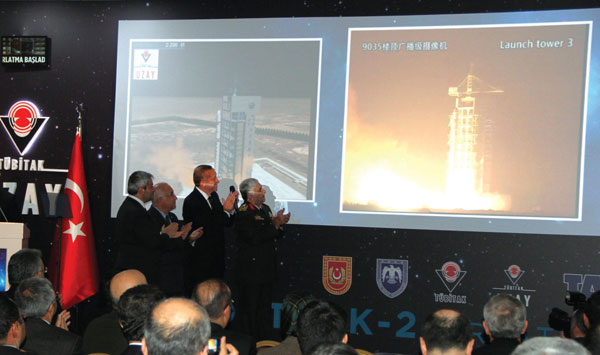 Göktürk-II Launched Into Space