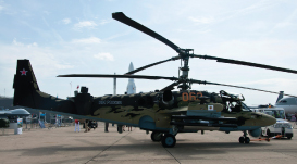 Russian Ka-52 Alligator Combat Helicopter Creates a Sensation at Le Bourget