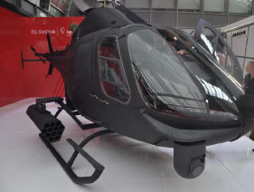 “Solo” SW-4 Rotary Unmanned Air System (RUAS) was Displayed at MSPO 2013