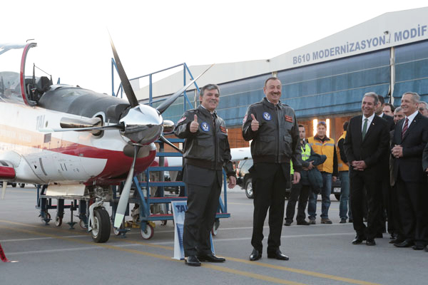 President Of Azerbaijan Ilham Aliyev and President Abdullah Gül Visited TAI’s Facilities