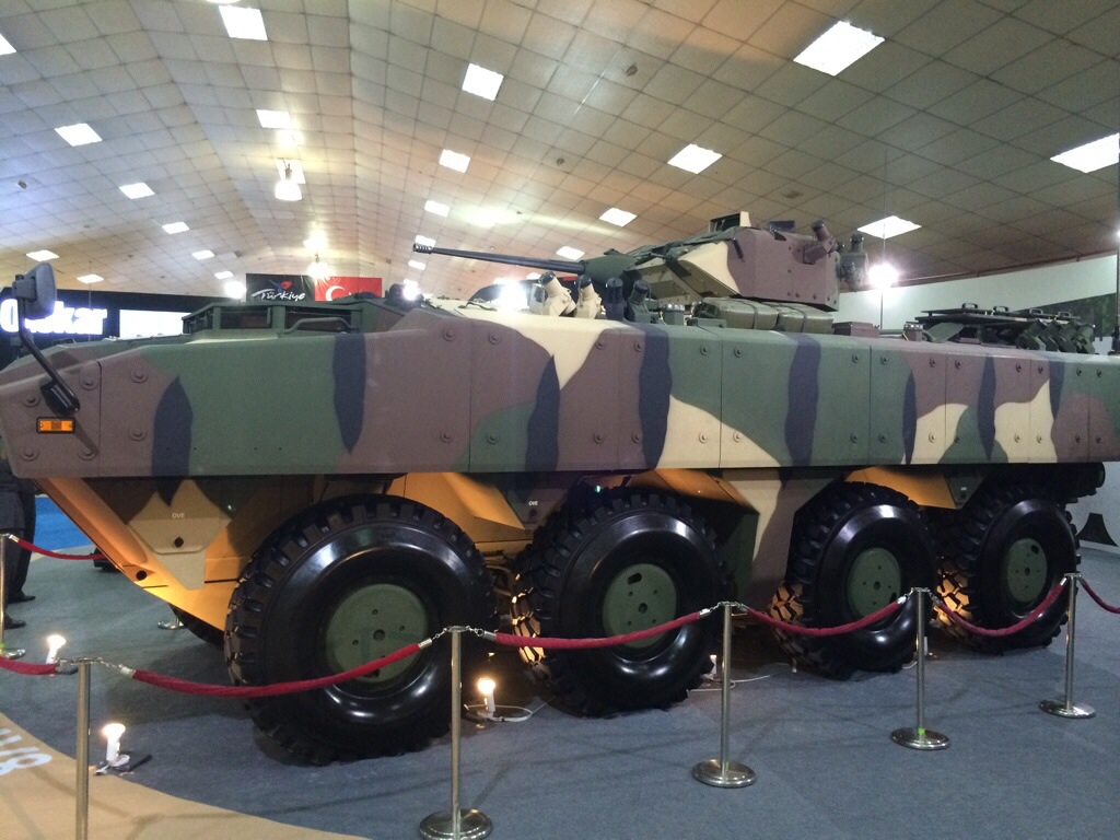 FNSS AV8 was displayed first time in DSA 2014