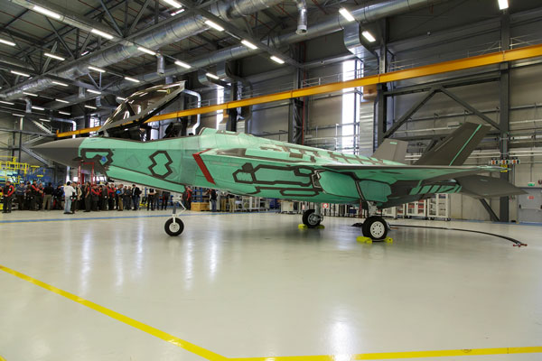 First-ever Italian F-35A ‘Rolls Out’ of Cameri Production Facility