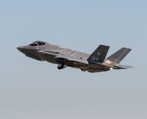 Italy’s F-35A Lightning II Flies Inaugural European Flight