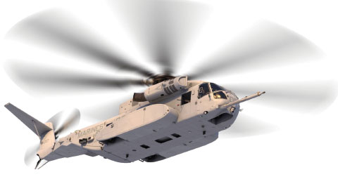 CH-53K Helicopter Achieves First Flight