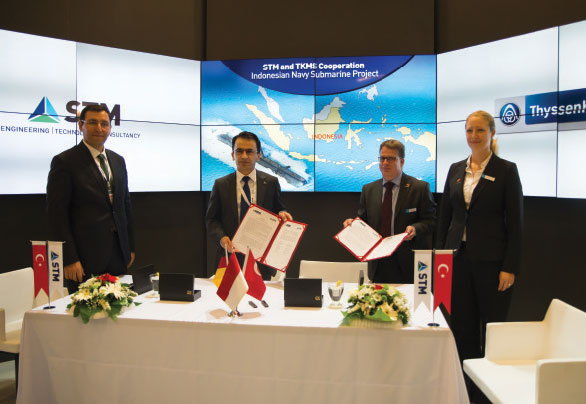 STM and ThyssenKrupp Marine Systems Signed Letter of Intent for Indonesian Submarine Project
