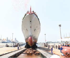 4th Corvette ‘Kınalıada’ Successfully Launched as part of MİLGEM Program