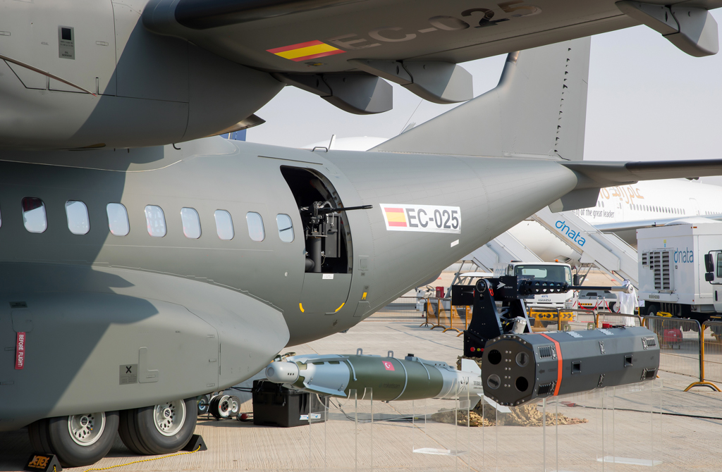 Airbus Displays Comprehensive Range of Weapons for Armed C295