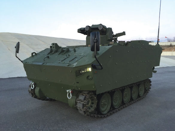 Kaplan and Pars Tracked and Wheeled Type Anti-Tank Vehicle Design Phase Accomplished by FNSS