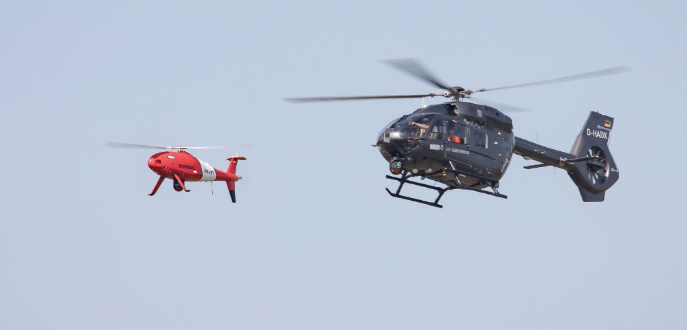 Schiebel And Airbus Helicopters Achieve Historic Manned Unmanned Teaming