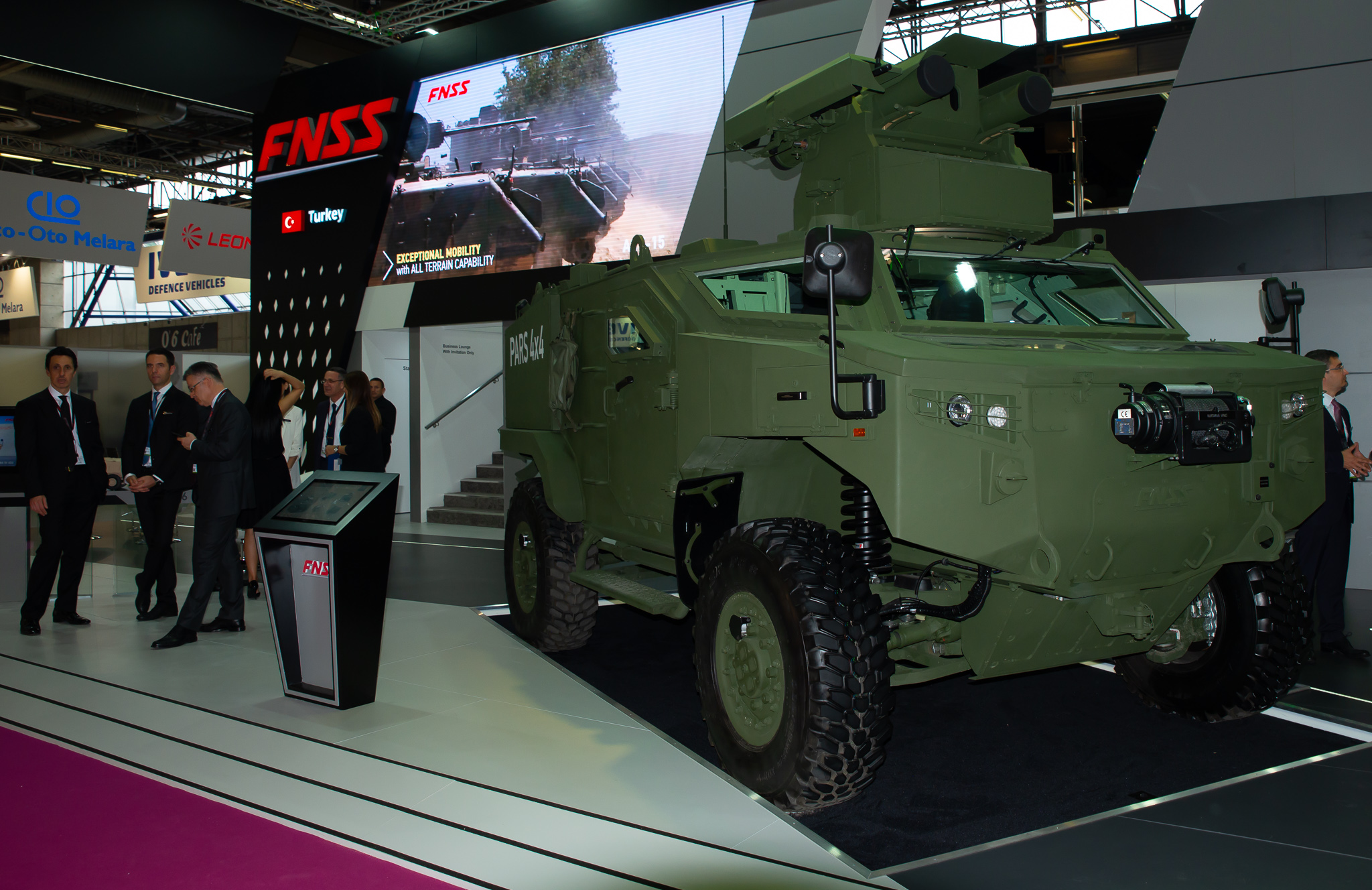 FNSS Launched PARS 4x4 Anti-Tank Vehicle Developed for Anti-Tank Vehicle Project at Eurosatory 2018