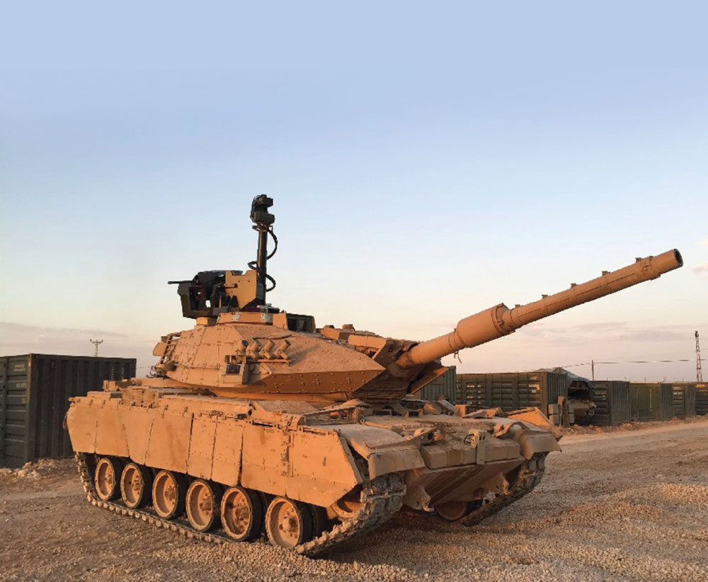 Aselsan Retrofitted M60T Tanks with FIRAT-M60T Project