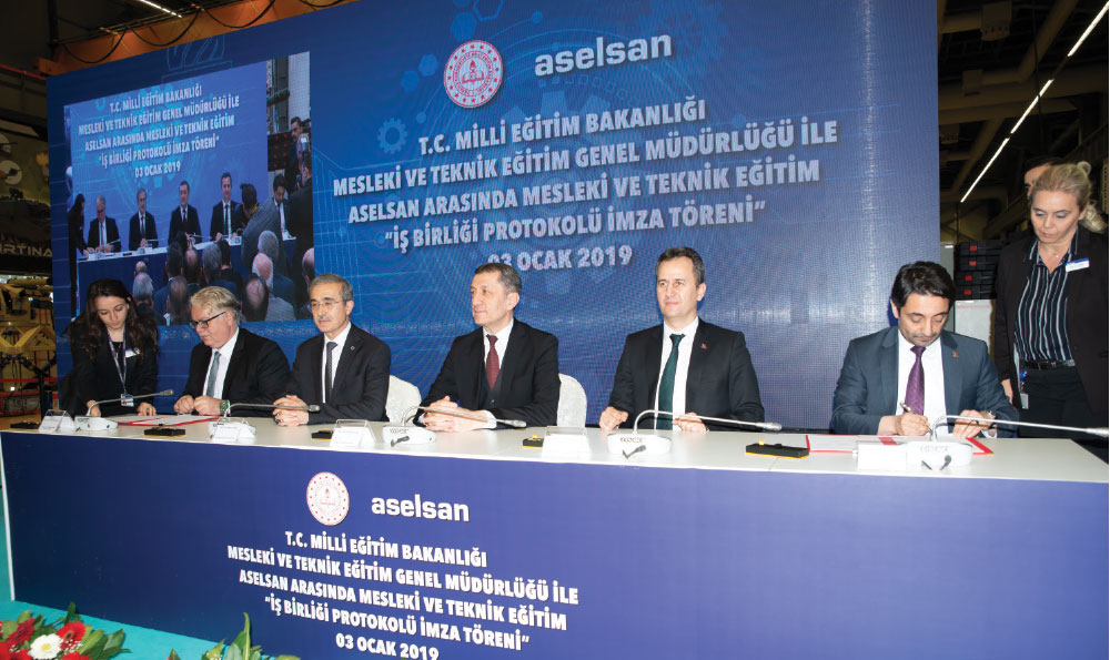 Vocational Training Cooperation Protocol Signed Between Aselsan and the Ministry of National Education General Directorate of Vocational and Technical Education