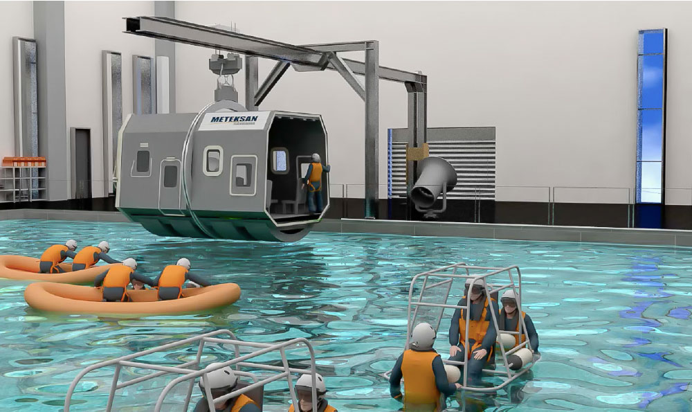 Helicopter Survival Training to be Provided with the DUNKER Project