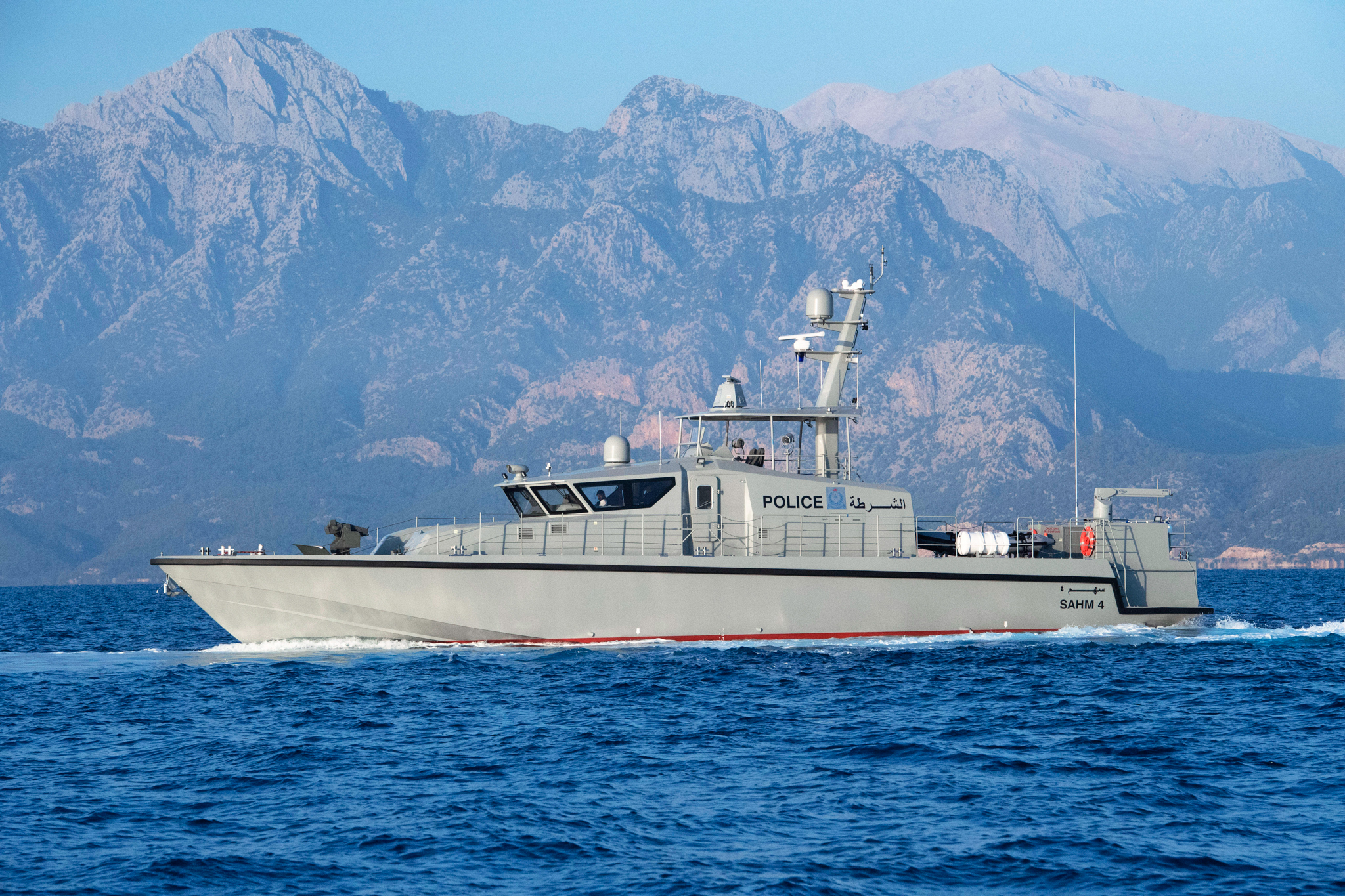 26m Patrol Interceptor Vessel by ARES &BMT for Royal Oman Police Coast Guard was Delivered