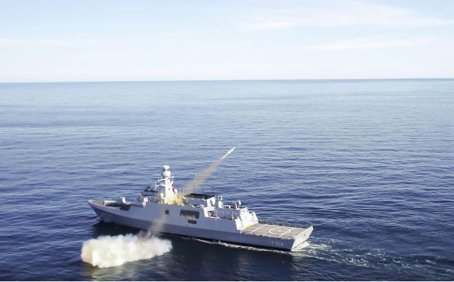 ATMACA’s First Naval Launch Conducted Successfully from TCG Kınalıada Corvette