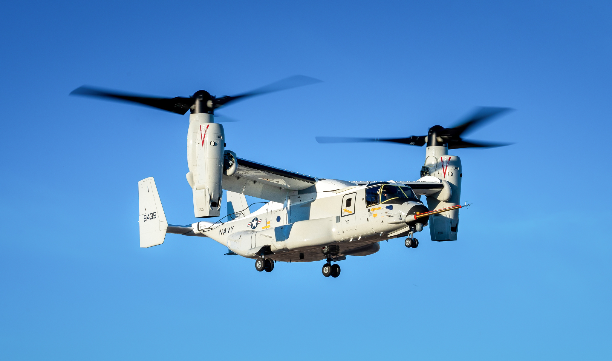 Bell Boeing CMV-22B OSPREY Successfully Completes First Flight