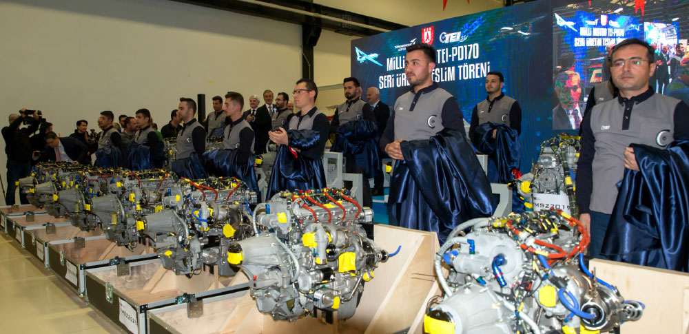 TEI-PD170 Turbo Diesel Aviation Engine Serial Production Delivery Ceremony