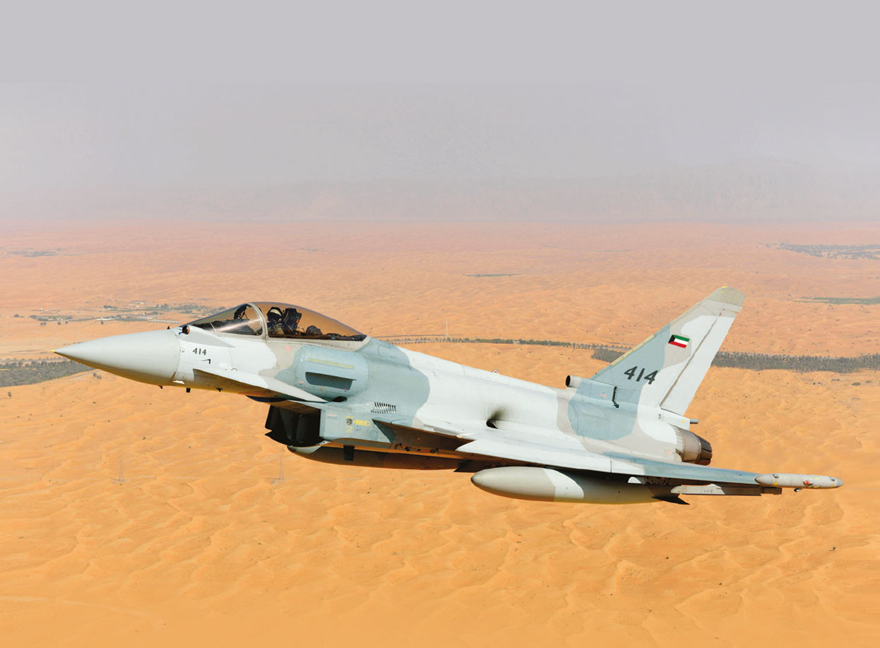 First Flight of Eurofighter in Kuwait Air Force Configuration