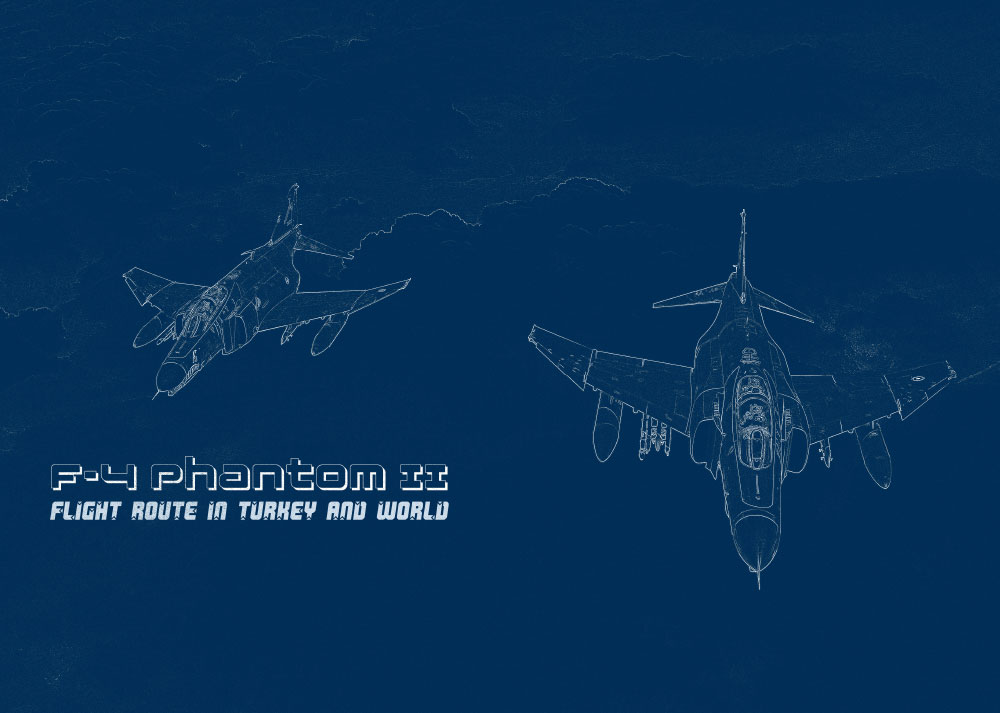 F-4 Phantom II Flight Route in Turkey & World