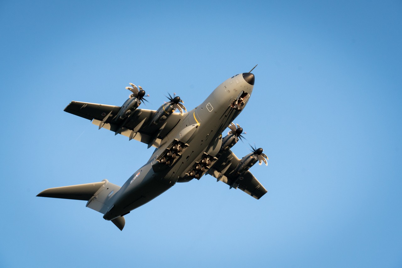 Luxembourg Armed Forces A400M Makes its Maiden Flight