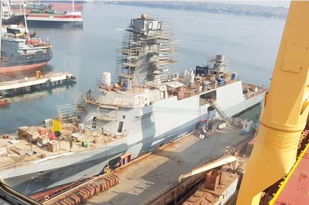 The Outfitting Activities of TCG UFUK  are at Full Speed