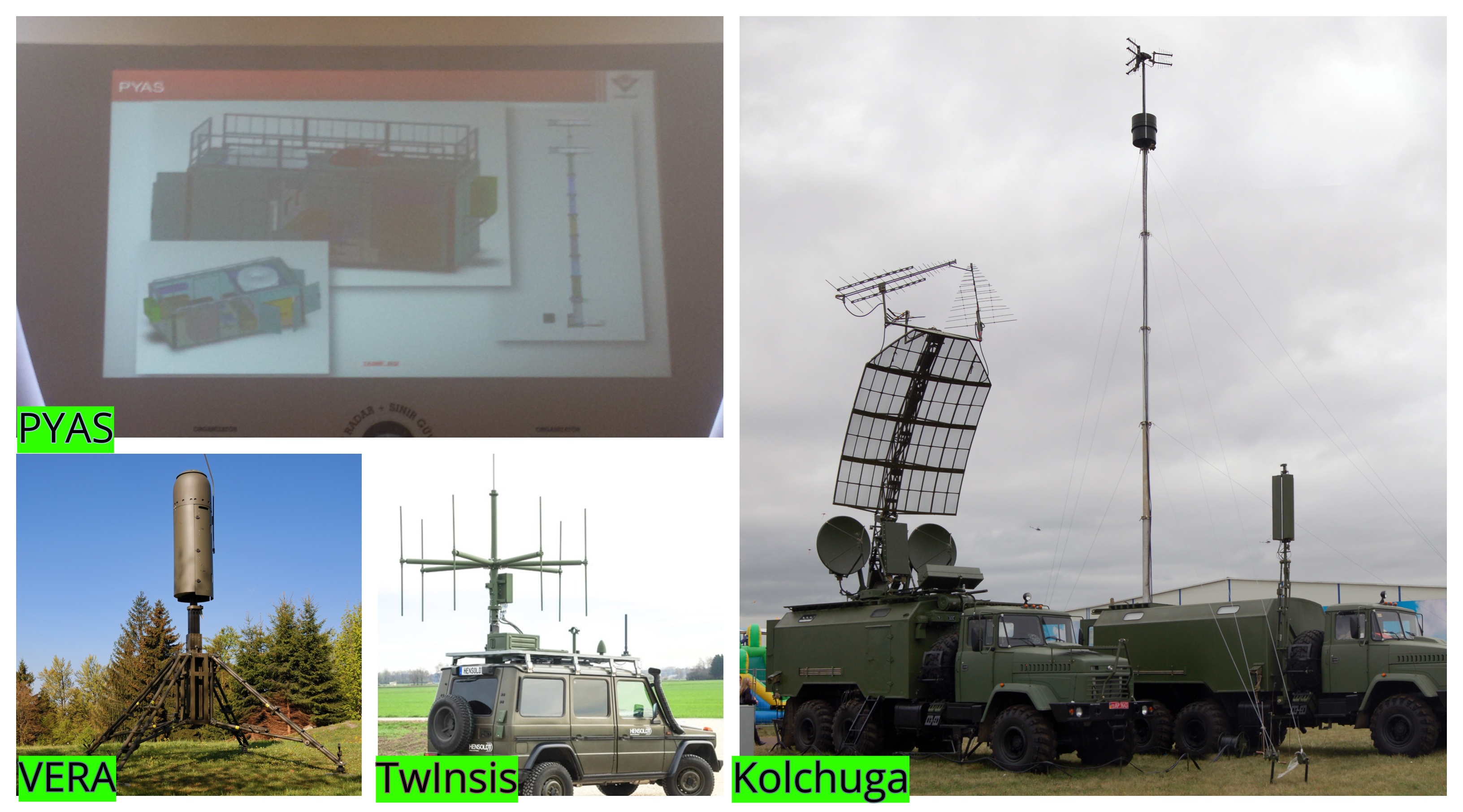 PYAS, PET Tipi Bir Pasif Radar Sistemidir