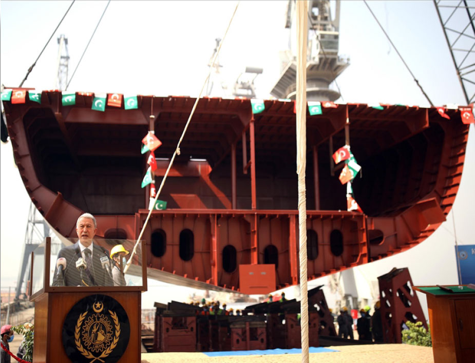 Keel Laid for the 3rd Ship in the PN MILGEM Project