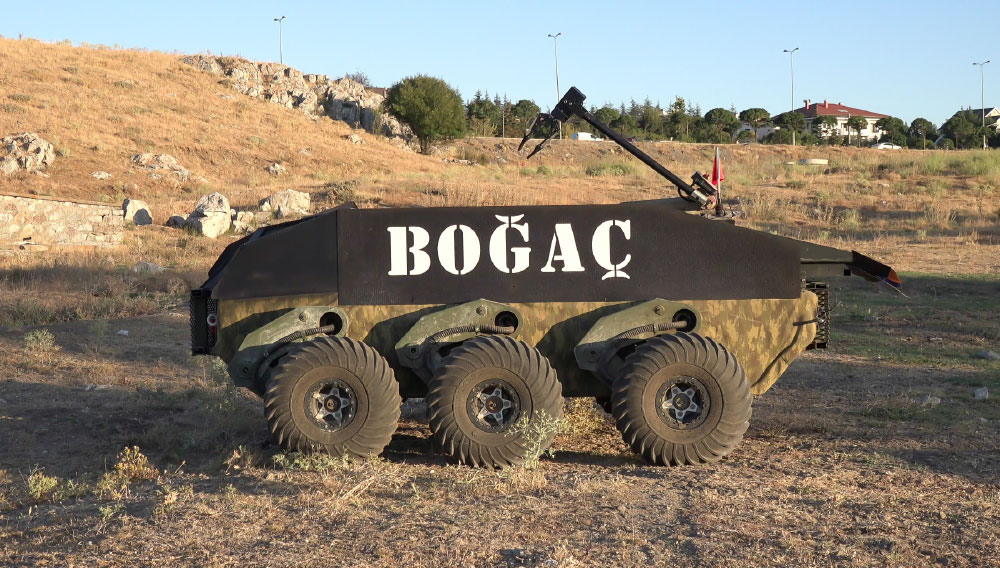 BOĞAÇ 6x6 Unmanned Ground Vehicle (UGV) to Perform Medical Evacuation