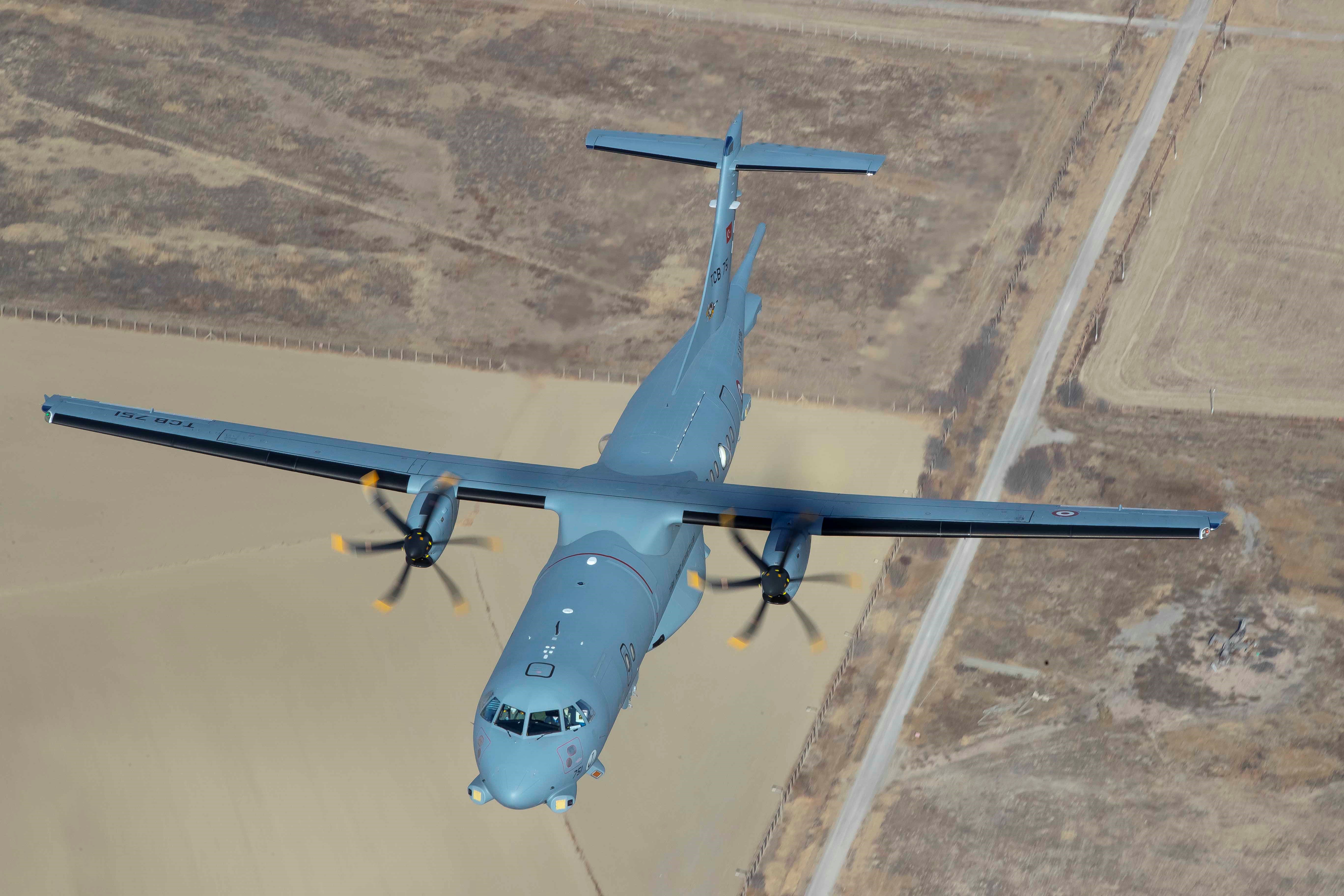 First P-72 Maritime Patrol Aircraft Delivered to the Turkish Naval Forces Under the MELTEM-3 Project