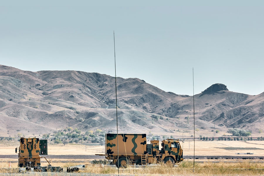 KARAKULAK Electronic Warfare (EW) System & KORHAN 35 mm Weapon System