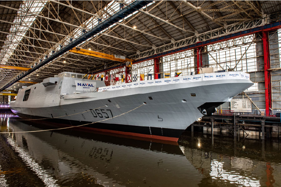 Naval Group Launched the FREMM Lorraine