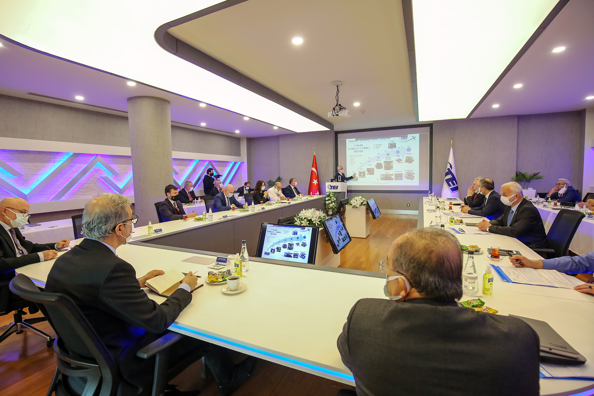 President of Defense Industries İsmail Demir Visits TEI