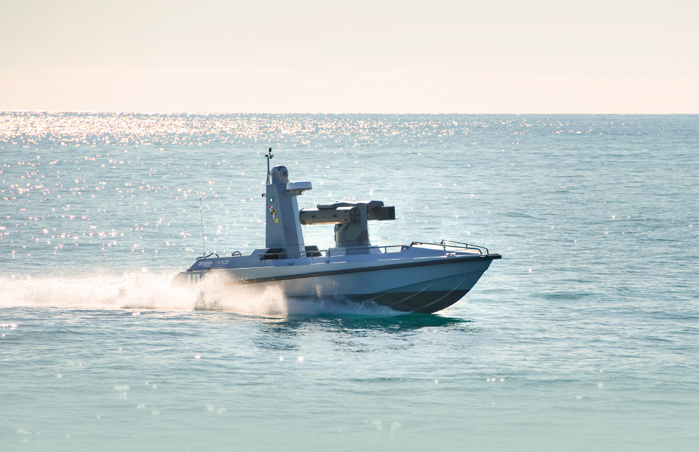 Turkey`s First Indigenous Armed Unmanned Surface Vehicle "ULAQ AUSV" Launched