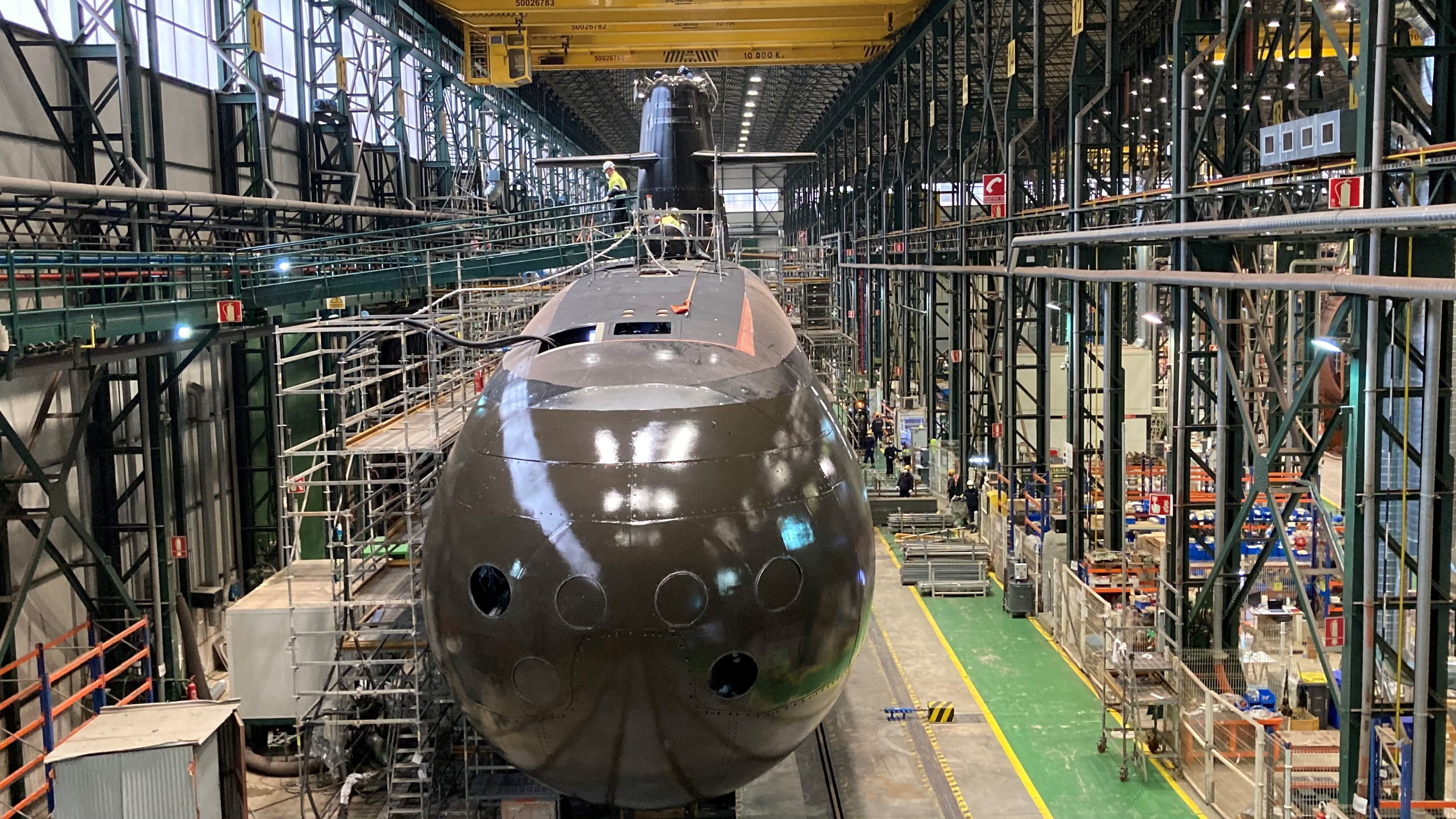 The First S80 Class Submarine for the Spanish Navy Launched