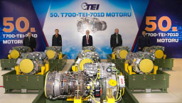 TEI Delivers the 50th T700-TEI-701D Engine