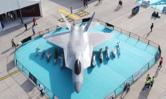 National Combat Aircraft (TF-X/MMU) on Display at the Singapore Airshow