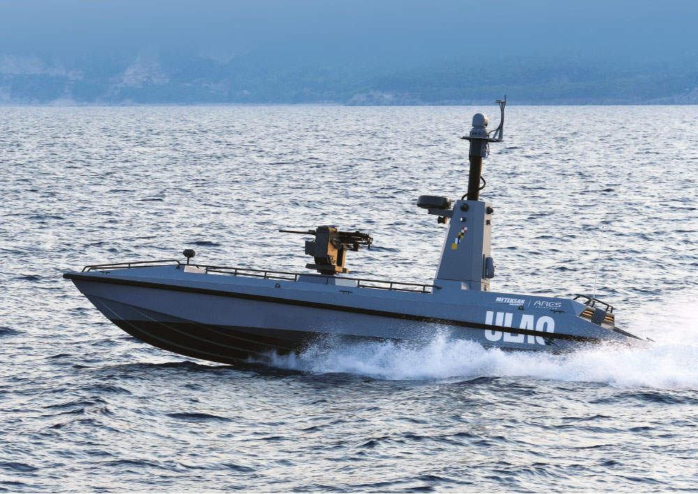 Turkey`s First Indigenous Armed Unmanned Surface Vehicle "ULAQ”