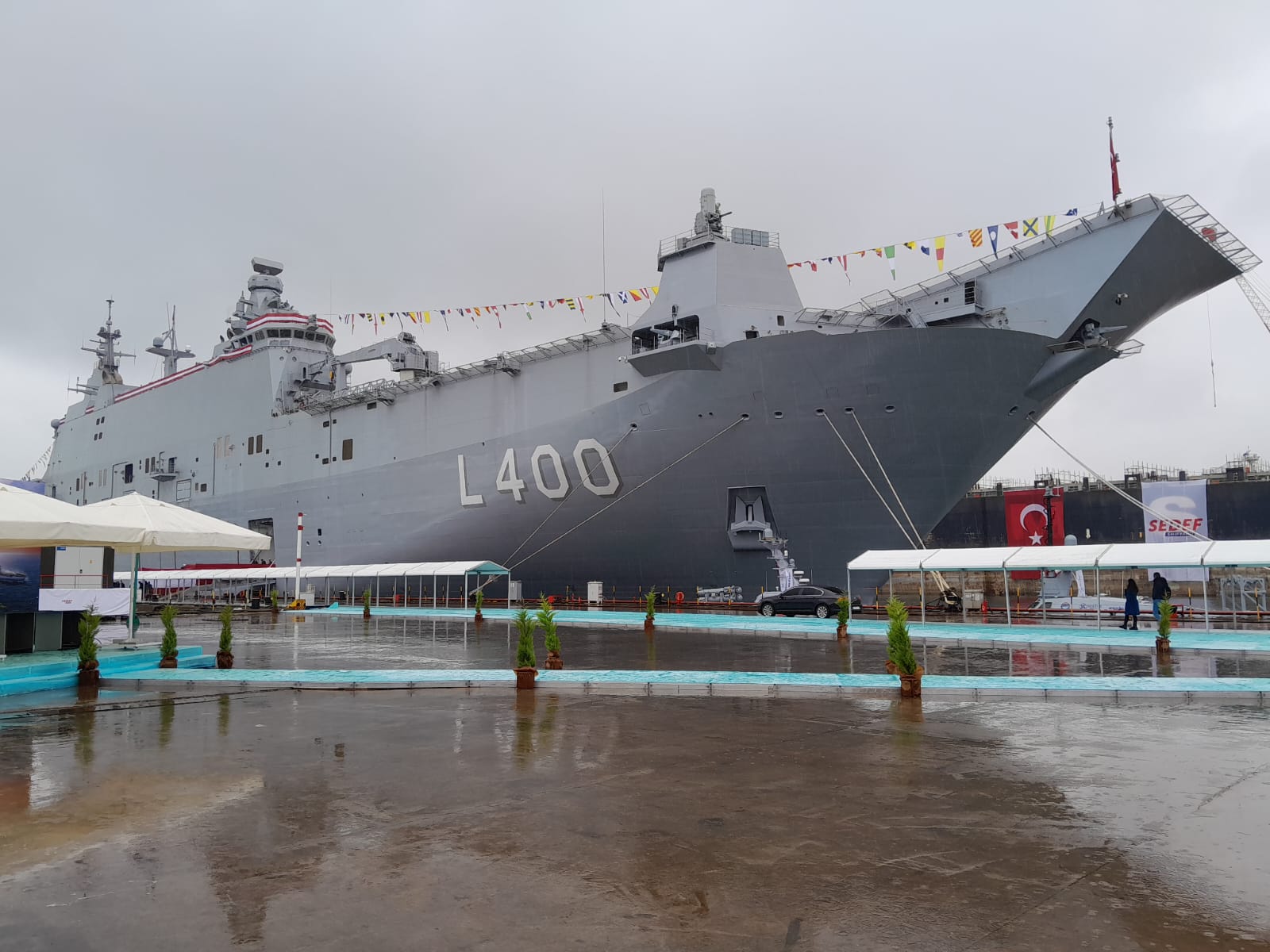 Turkish Navy Commissions TCG ANADOLU Amphibious Assault Ship