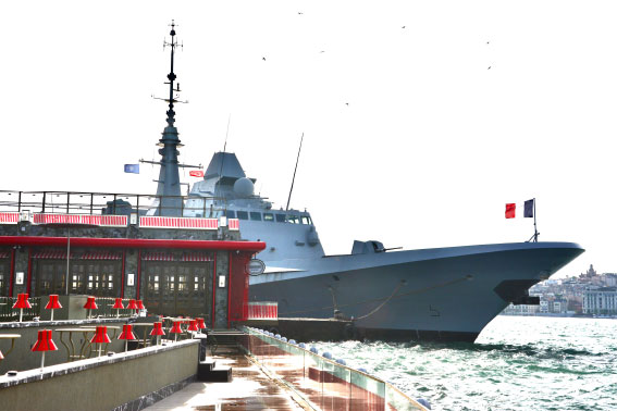 FS Languedoc (D-653)  Frigate Visited Sarayburnu Port