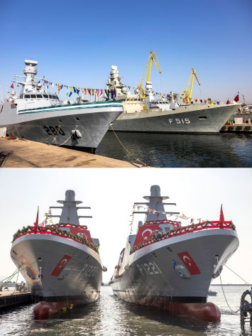 Pakistan MİLGEM Project 1st Corvette PNS BABUR (280) Delivered to Pakistan Navy