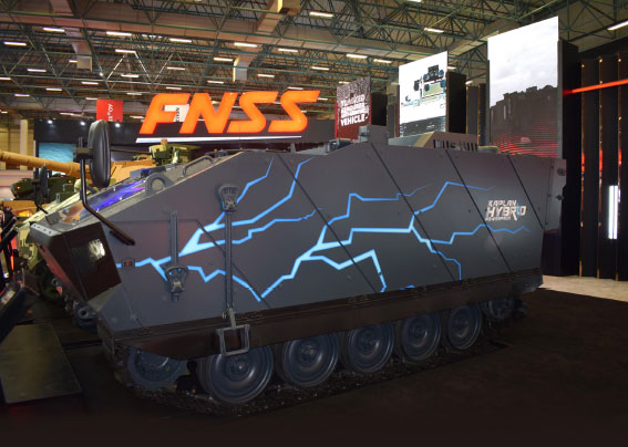 FNSS KAPLAN HYBRID Break Cover at IDEF