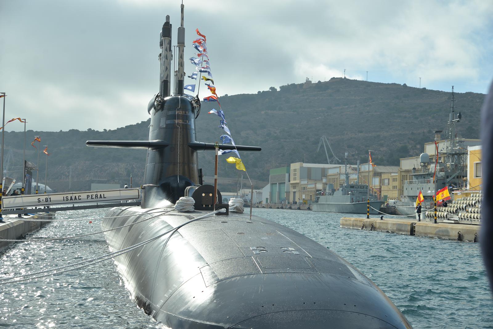 Navantia Commissions S-81 `Isaac Peral` Submarine to the Armada