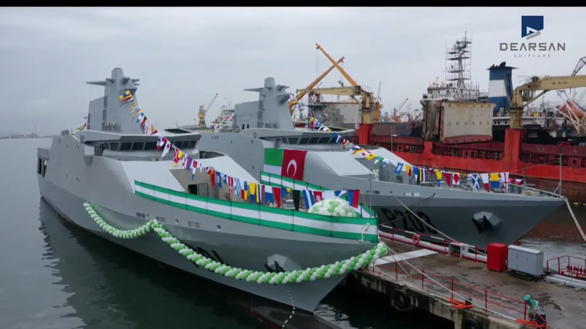 DEARSAN Launches the Second OPV 76 for the Nigerian Navy