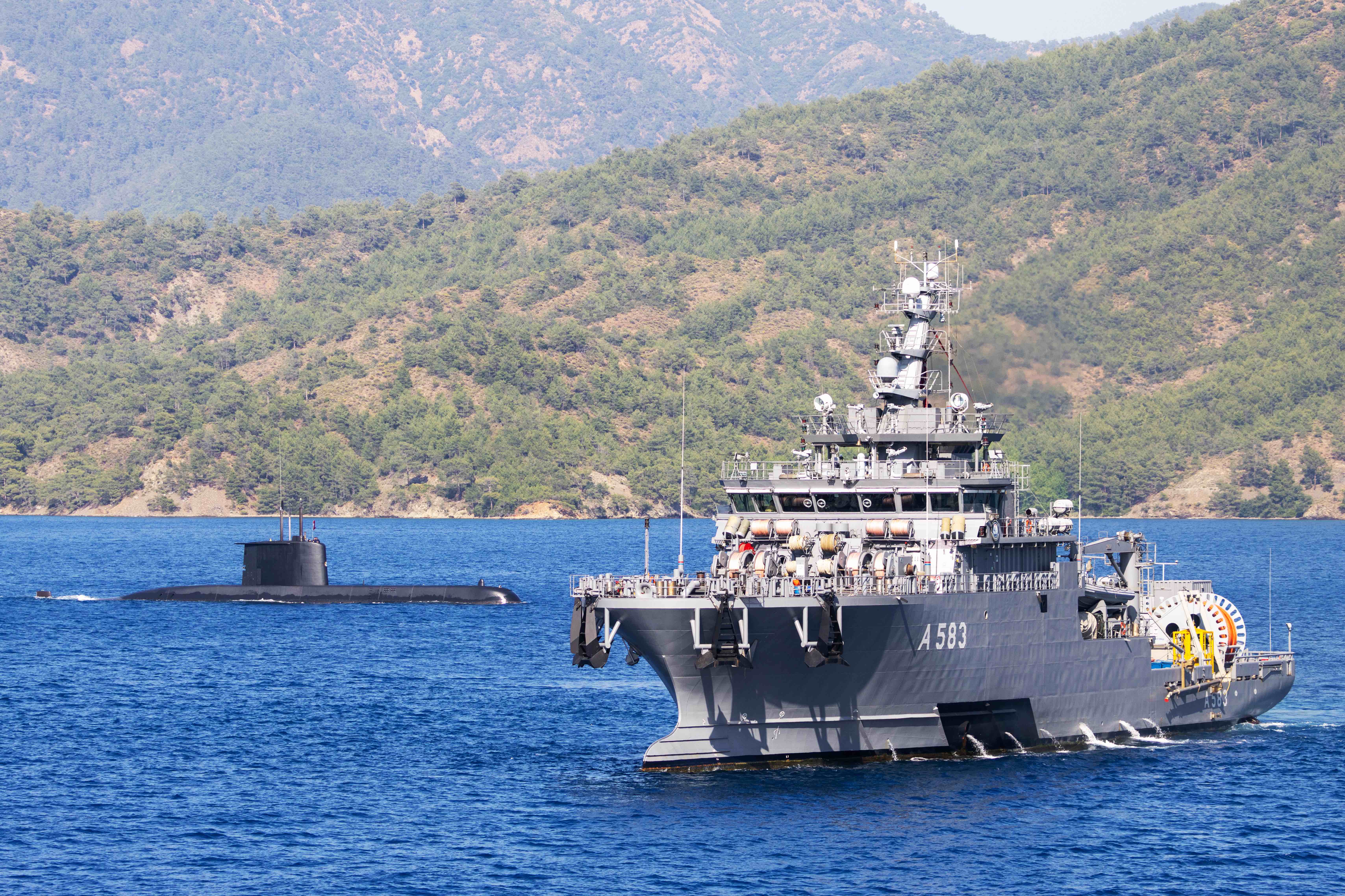 KURTARAN-2024 Denizaltı Kurtarma Tatbikatında 3 Farklı Sahada- 3 Denizaltıya Müdahale Edildi