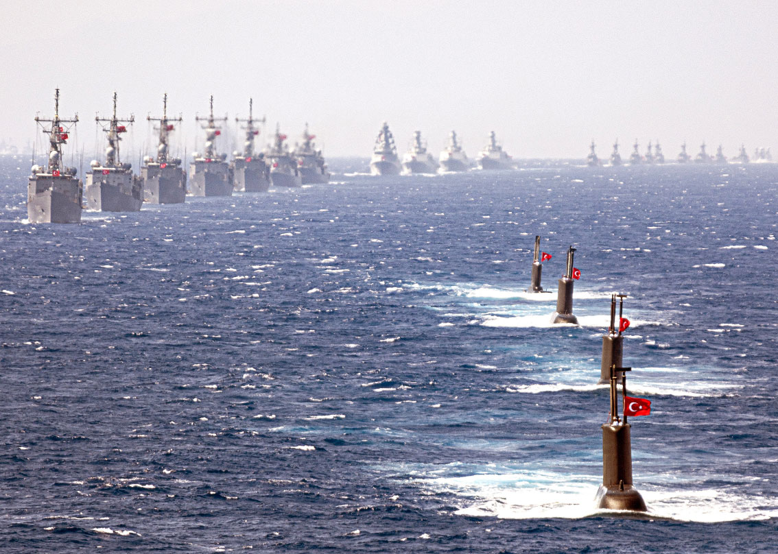 Turkish Naval Forces Flex it Muscles with  Denizkurdu- II/ 24 Naval Exercise