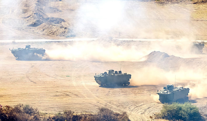 Turkish Navy`s ZAHA Marine Assault Vehicles Impress at EFES 2024