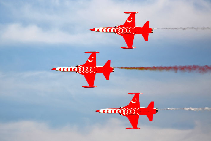 Aerobatic Teams in the  Turkish Air Force and Turkish Stars