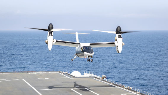 AW609 Tiltrotor Successfully Completes First Ship Trial Campaign