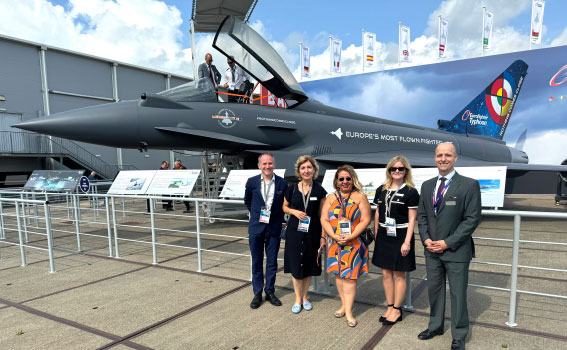 Eurofighter GmbH Hosted  Defence Turkey at Their Chalet in FIA24  Update on Eurofighter Typhoon Procurement Project