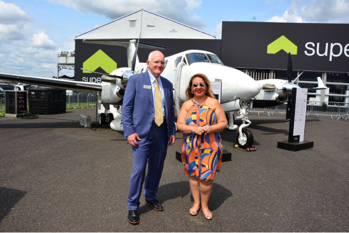 Textron Aviation Exhibited  King Air 260C METS  for the First Time at FIA24